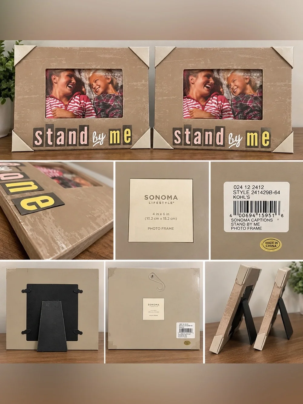 NEW Sonoma Lifestyle “Stand by Me” Movie-Inspired Photo Frames Set of 2